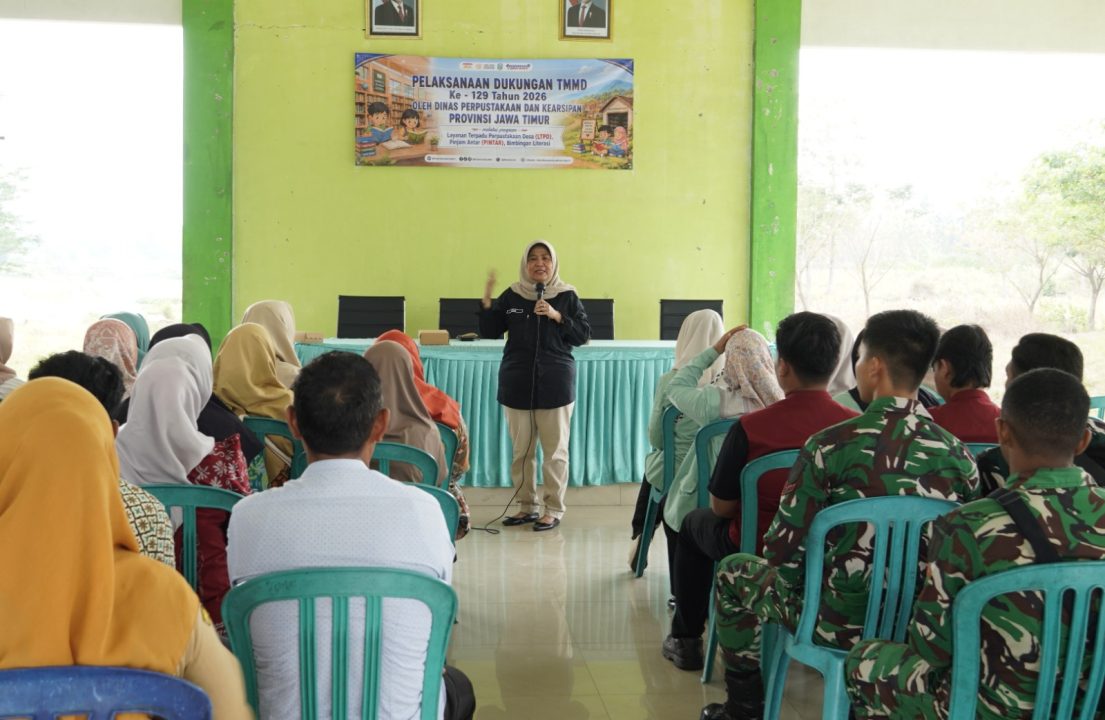 Bangun Fisik dan Jiwa: TMMD 129 Bojonegoro ‘Nyalakan’ Jendela Dunia Lewat Literasi