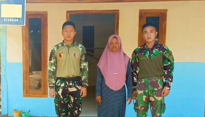 Senyum Bahagia Bu Tini: Rumah Tak Layak, Kini Rampung 100 Persen Berkat TMMD 129 Bojonegoro