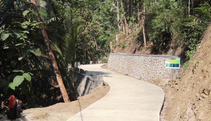 Rabat Beton 737 Meter Rampung 100 Persen Wajah Baru Jalan Dusun Kunir