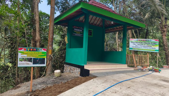 Pos Kamling TMMD Gumelem Kulon Rampung 100 Persen Simbol Gotong Royong dan Keamanan Warga