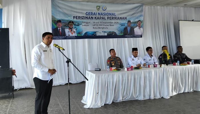 Progarm KKP mentransformasikan tata kelola perikanan dan tangkap melalui Gerai Perizinan on the spot Hadir Di Bengkulu