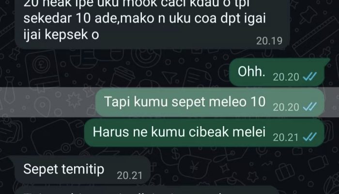 Setor Rp10 Juta ke Marno, Amirul Tak Dilantik Jadi Kepsek