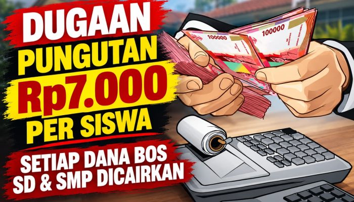 Pungutan Rp7.000 per Siswa Setiap Dana BOS Cair, Sebenarnya Untuk Siapa?