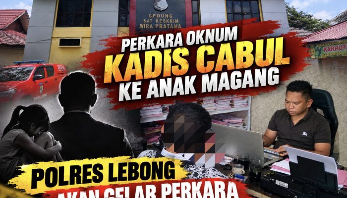 Polres Lebong Siap Gelar Perkara, Kasus Oknum Kadis Cabul