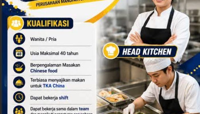 Viral Lowongan Koki China di PT Big Time Energy, Jumlah TKA Ditanya, Manajemen Pilih Diam