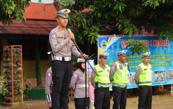 Satlantas Polres Kendal Sosialisasikan Operasi Patuh Candi 2026 di SMAN 1 Kendal