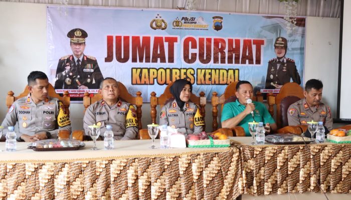 Polres Kendal Gelar Jumat Curhat, Warga Sampaikan Keluhan soal Pelayanan dan Keamanan